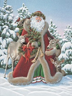 St. Nick | Santa Claus themed boxed Christmas cards