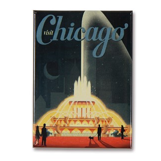 Chicago Buckingham Fountain Magnet | Chicago themed magnets