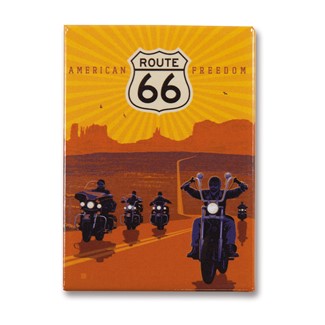 Route 66 American Freedom Magnet | Metal Magnet