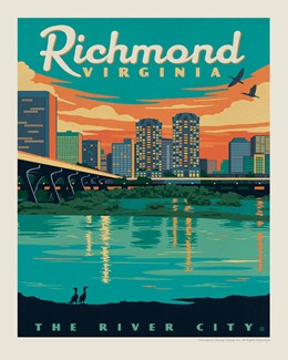 Richmond, VA Print | American made print