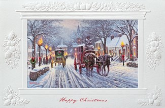 Colonial Christmas | Scenic Christmas cards