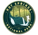 Hot Springs NP Circle Magnet