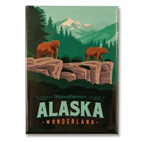 AK Wonderful Bears Metal Magnet