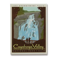 Cuyahoga Valley NP Brandywine Falls Magnet