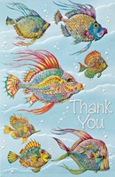 Thankful Fishes (TY) Folded - W/Env