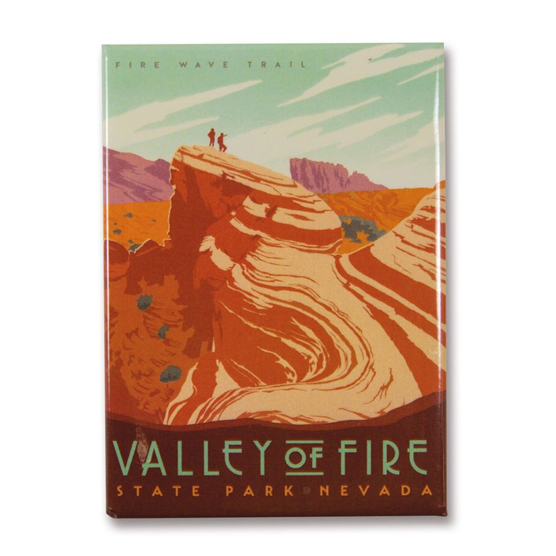 nv valley of fire state park magnet metal magnet