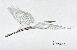 Blue Heron | Bird lover Christmas greeting cards