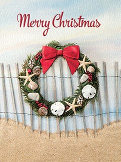 Beach House Welcome | Coastal boxed Chistmas cards