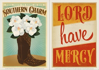 Lord Have Mercy & So Charm Boot | Southern charm themed magnets