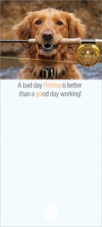 Fishing Buddy | Dog themed list pad