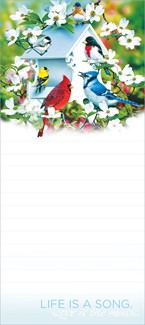 Backyard Birds | Songbird themed list pad