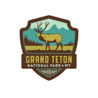 Grand Teton NP Emblem Sticker | Made in the USA