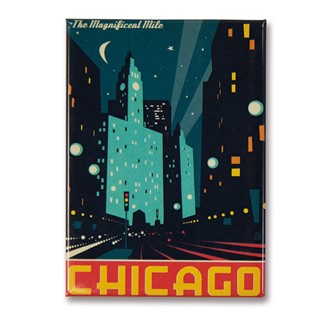 Chicago Modern Magnificent Mile Magnet | Made in the USA