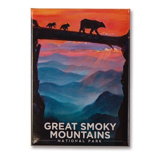 Great Smoky Bear Crossing Magnet | Made in the USA