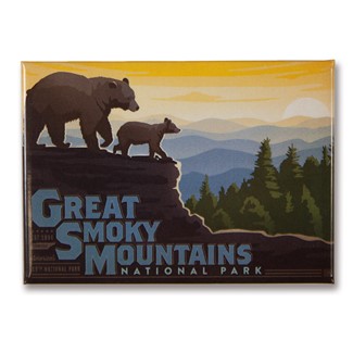 Great Smoky Mama & Cub Magnet | Made in the USA