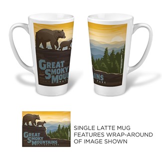 Great Smoky Mama & Cub Latte | Great Smoky themed mug