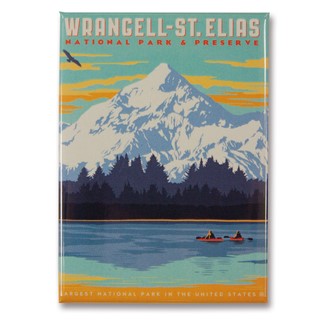 Wrangell-St.Elias Magnet | Made in the USA
