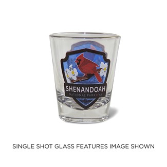 Shenandoah Cardinal Shot Glass | Cardinal Shot Glass