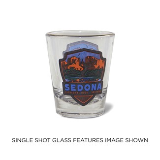 Sedona Emblem | Arizona Desert Shot Glass