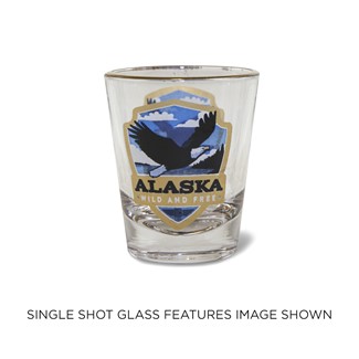 AK Eagle Emblem | Alaskan Themed Shot Glass