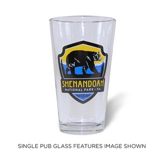 Shenandoah Bear Emblem | Pub Glass