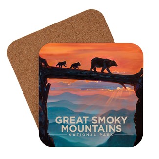 Great Smoky Bear Crossing | American Made Coaster