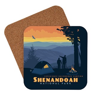 Shenandoah Back Country Camping | American Made Coaster