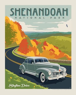 Shenandoah Skyline Drive Print | 8" X 10" Print