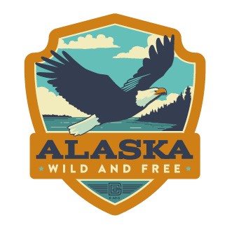 Alaska Eagle | Emblem Sticker