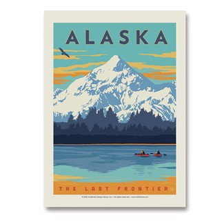 AK Wrangell Kayaks | Vertical Sticker
