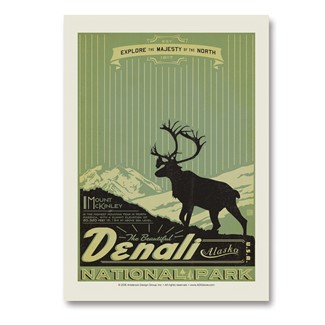 Denali Explore Majesty | Vertical Sticker