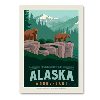 AK Wonderland Bears | Vertical Sticker