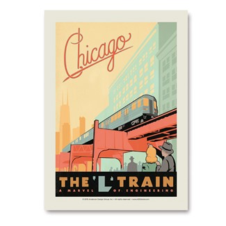 Chicago L-Train | Vertical Sticker