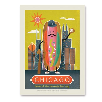 Chicago Hotdog | Vertical Sticker