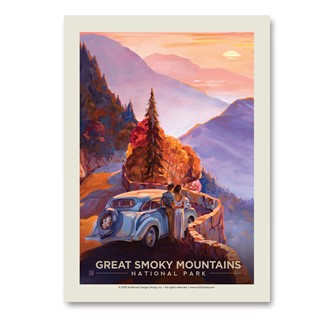 Great Smoky Sunset | Vertical Sticker