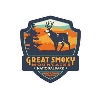 Great Smoky Deer | Emblem Sticker