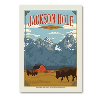 Jackson Hole, WY | Vertical Sticker