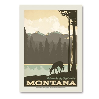 MT Big Sky Country | Vertical Sticker