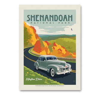 Shenandoah Skyline Drive | Vertical Sticker