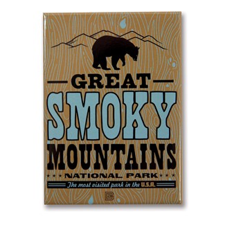 Great Smoky Print Shop Magnet | Metal Magnet