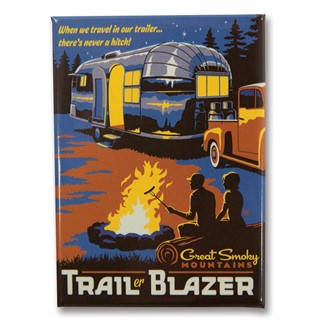 Great Smoky Trailer Blazer | Metal Magnet