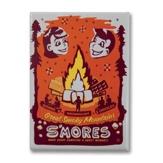 Great Smoky Smores Magnet | Metal Magnet