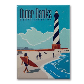 Outer Banks, NC Magnet | Metal Magnet