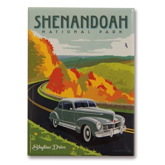 Shenandoah Skyline Drive Magnet | Metal Magnet