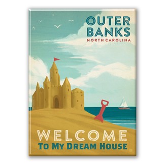 Outer Banks My Dream House Magnet | Metal Magnet