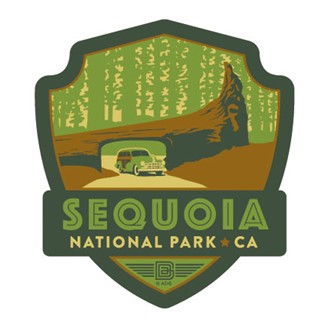 Sequoia National Park Emblem Magnet | Vinyl Magnet