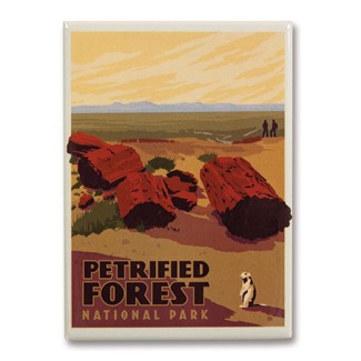 Petrified Forest Metal Magnet| American Made Magnet