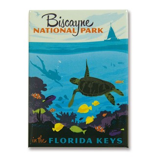 Biscayne NP Diver Magnet| American Made Magnet