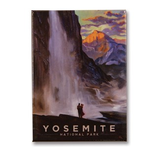 Yosemite Falls Magnet | Metal Magnet