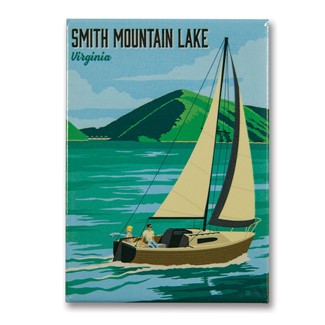 Smith Mountain Lake, VA Magnet | Metal Magnet